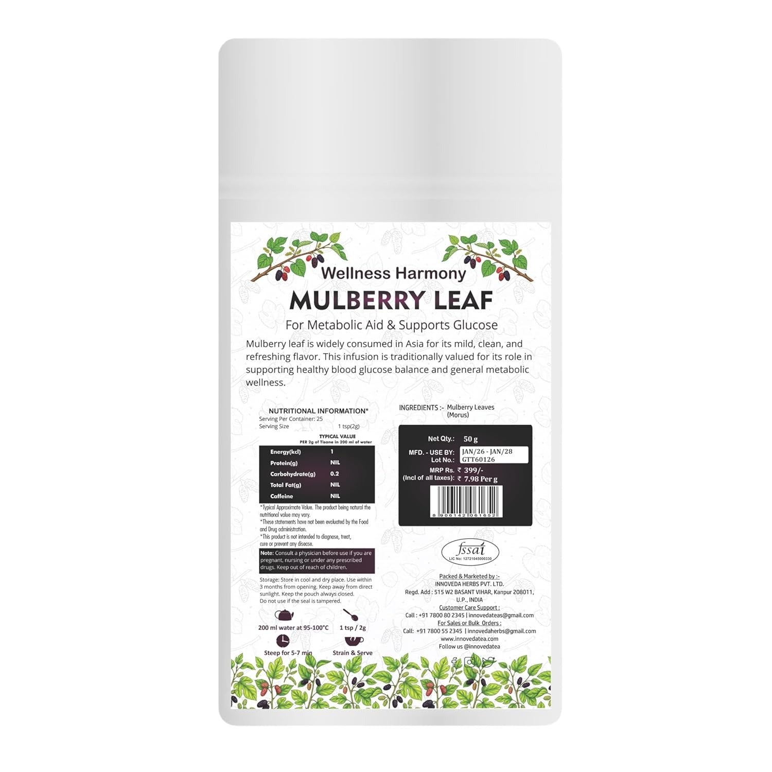 Innoveda White Mulberry Leaf Tea