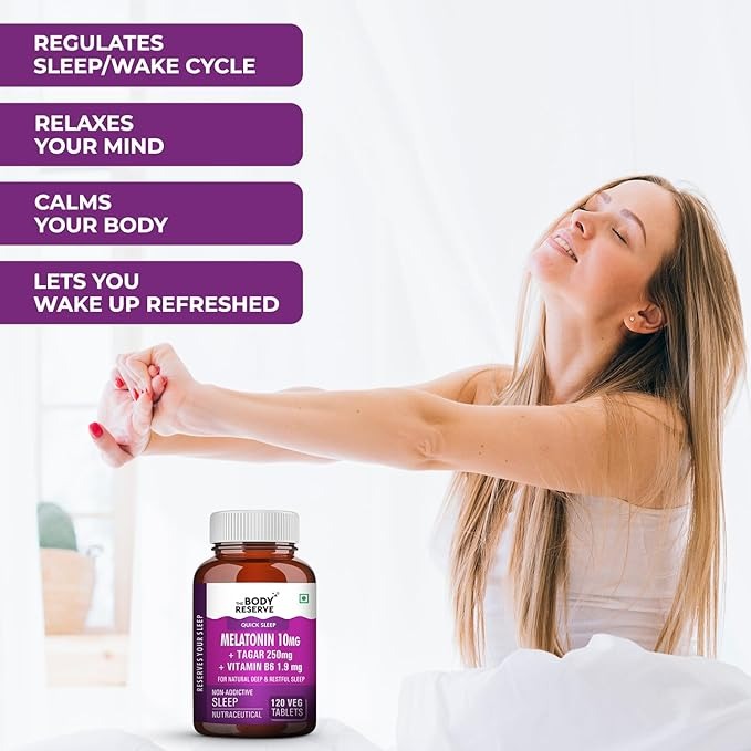 The Body Reserve Melatonin 10mg - 120 tabs
