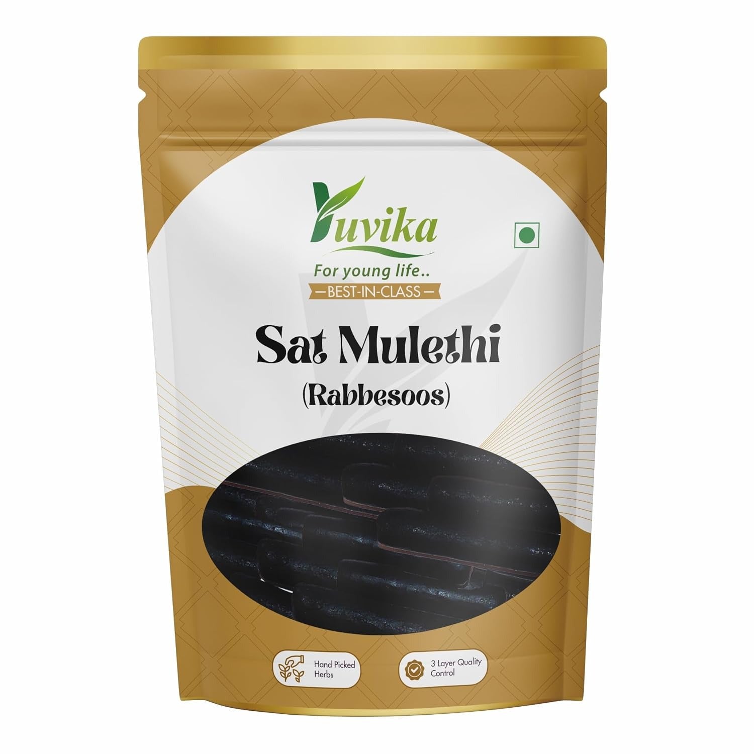 Yuvika Sat Mulethi - Rabbesoos - Rubulsus - Liquorice Juice Sticks