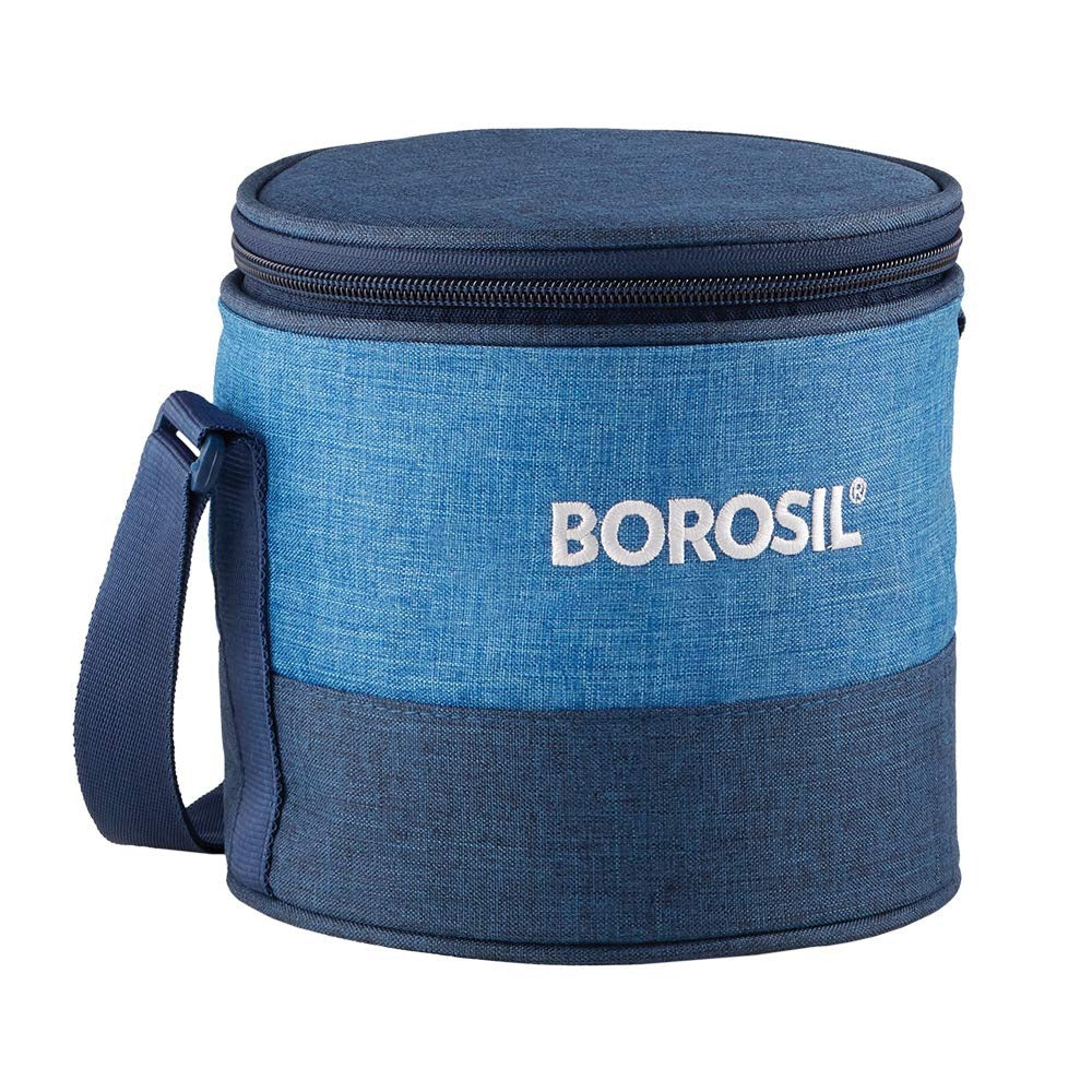 Borosil Glass Lunch Box Office Tiffin Prime Bag 400ml×2