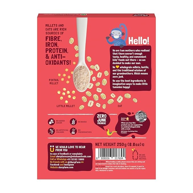 Slurrp Farm Millet & Oat Cereal For Little Ones - 250 gms