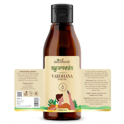 Satthwa Vardhana DHT Blockers Hair Oil - 150 ml