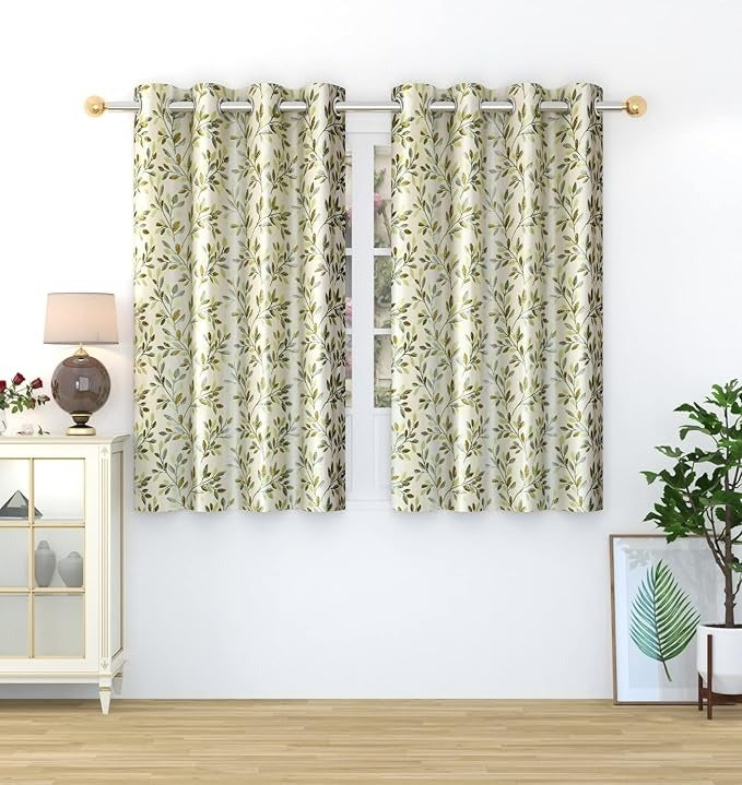 Homefab India 1 Piece Polyester Eyelet Window Curtain - 5 feet
