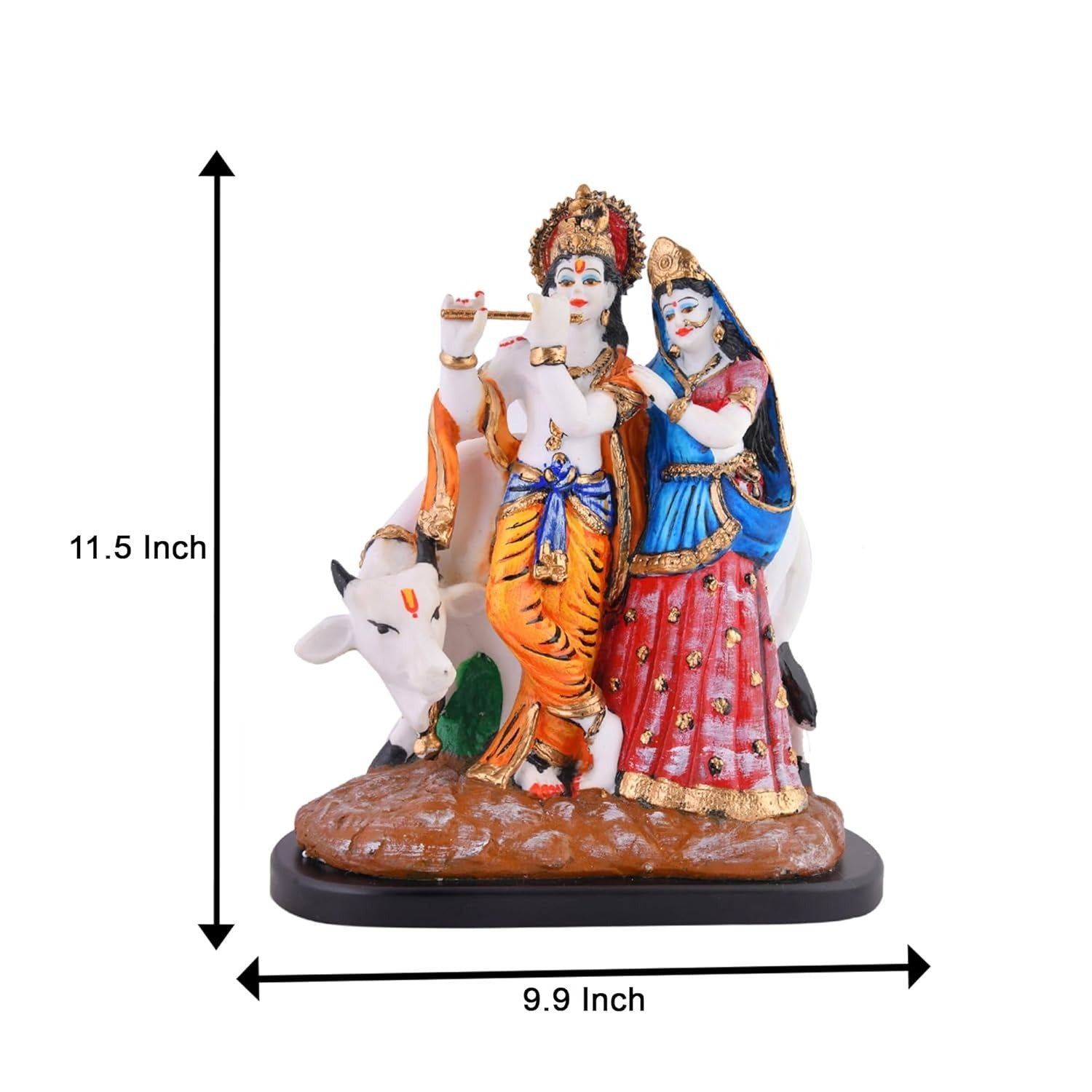 CraftVatika Radha Krishna Statue Idol for Gift 11.5 Inch Height