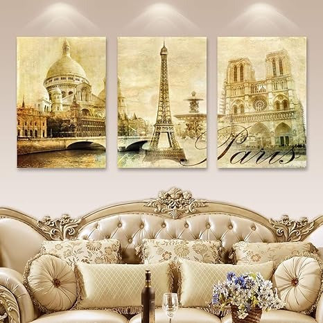 Rangoli MDF 3 Pcs Wall Poster 12x18 Inch Decorative Wall Art P-2 Design-28