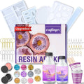 Craftinger Upgraded All in One Kit With 200gm Resin for Pendant Earring Keychain & Coaster