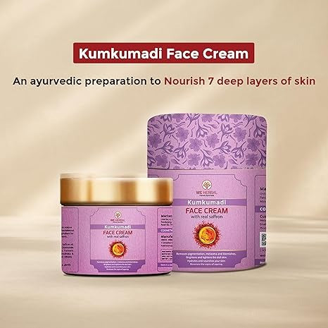 We Herbal Kumkumadi Face Cream - 100 gms