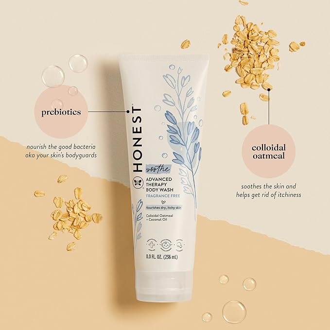 The Honest Company Soothing Therapy Body Wash - 236 ml