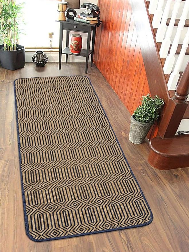 Saral Home Joda Printed Soft Jute Durable & Washable Multipurpose Runner