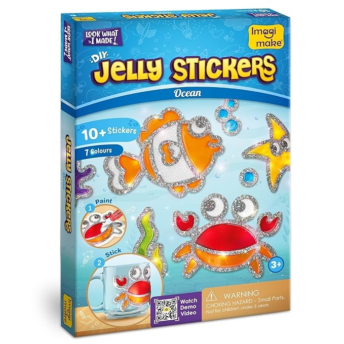 Imagimake Diy Jelly Stickers 3D Gel Stickers Age 3+