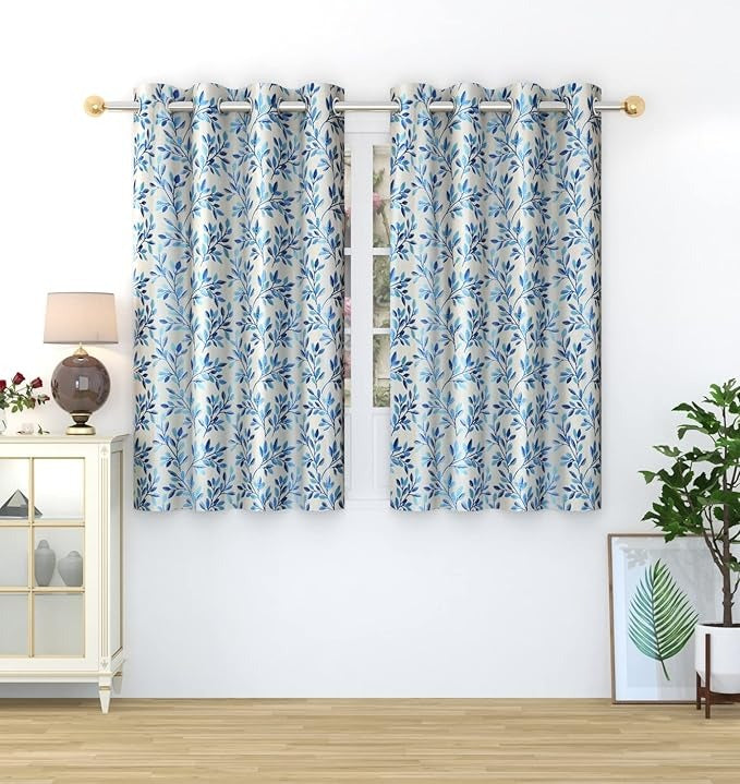 Homefab India 1 Piece Polyester Eyelet Window Curtain - 5 feet