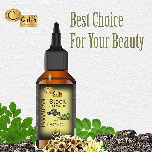 Cutto Jamaican Black Castor Oil with Moringa Oil - 237 ml
