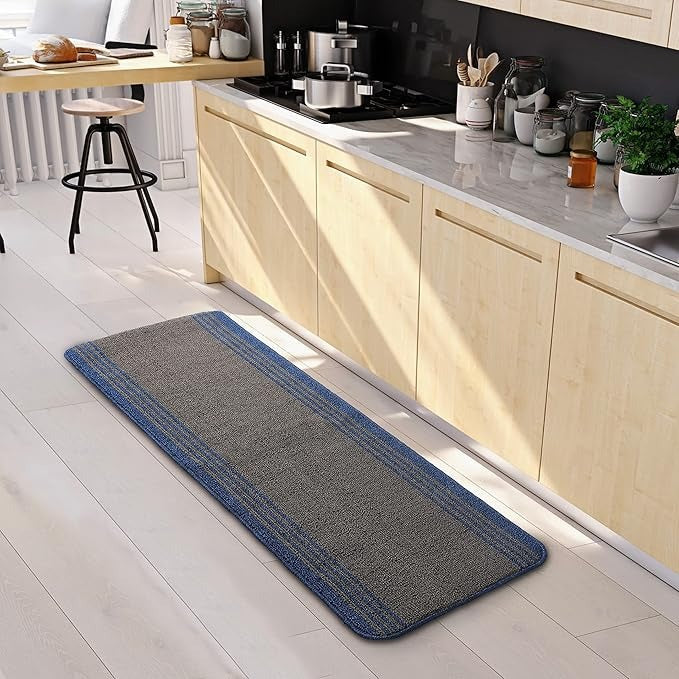 Saral Home Rectangular Striped Soft PP Yarn Durable & Washable Multipurpose Runner