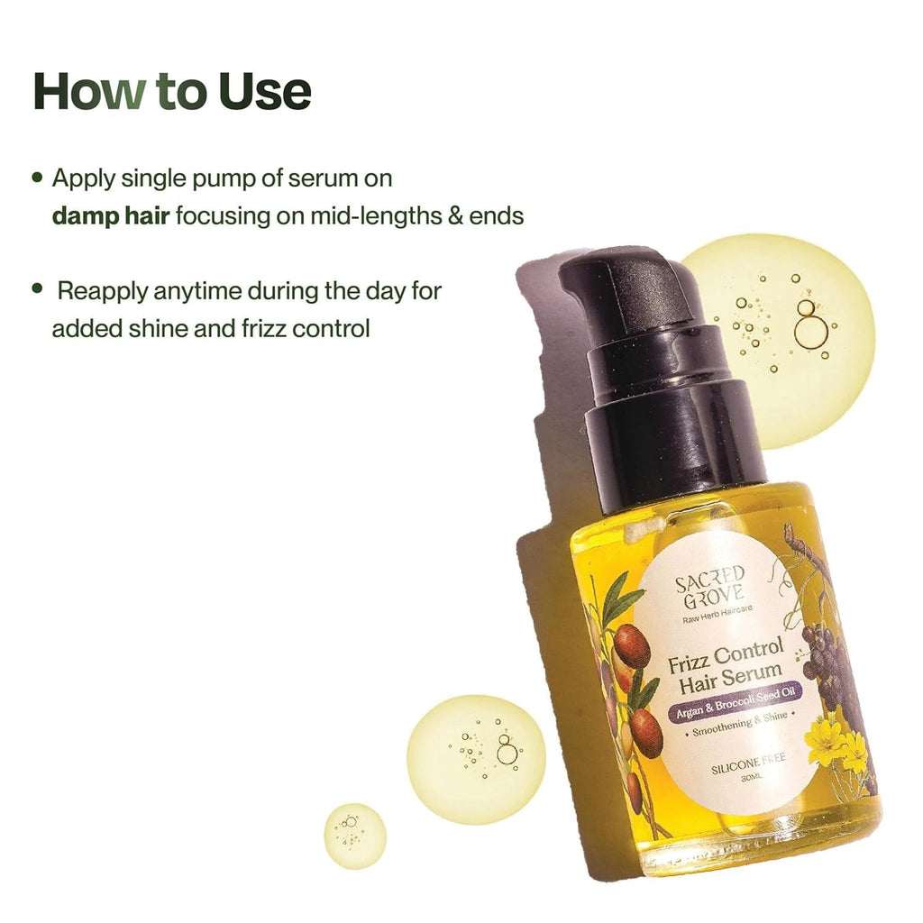 Sacred Grove Frizz Control Hair Serum - 30 ml