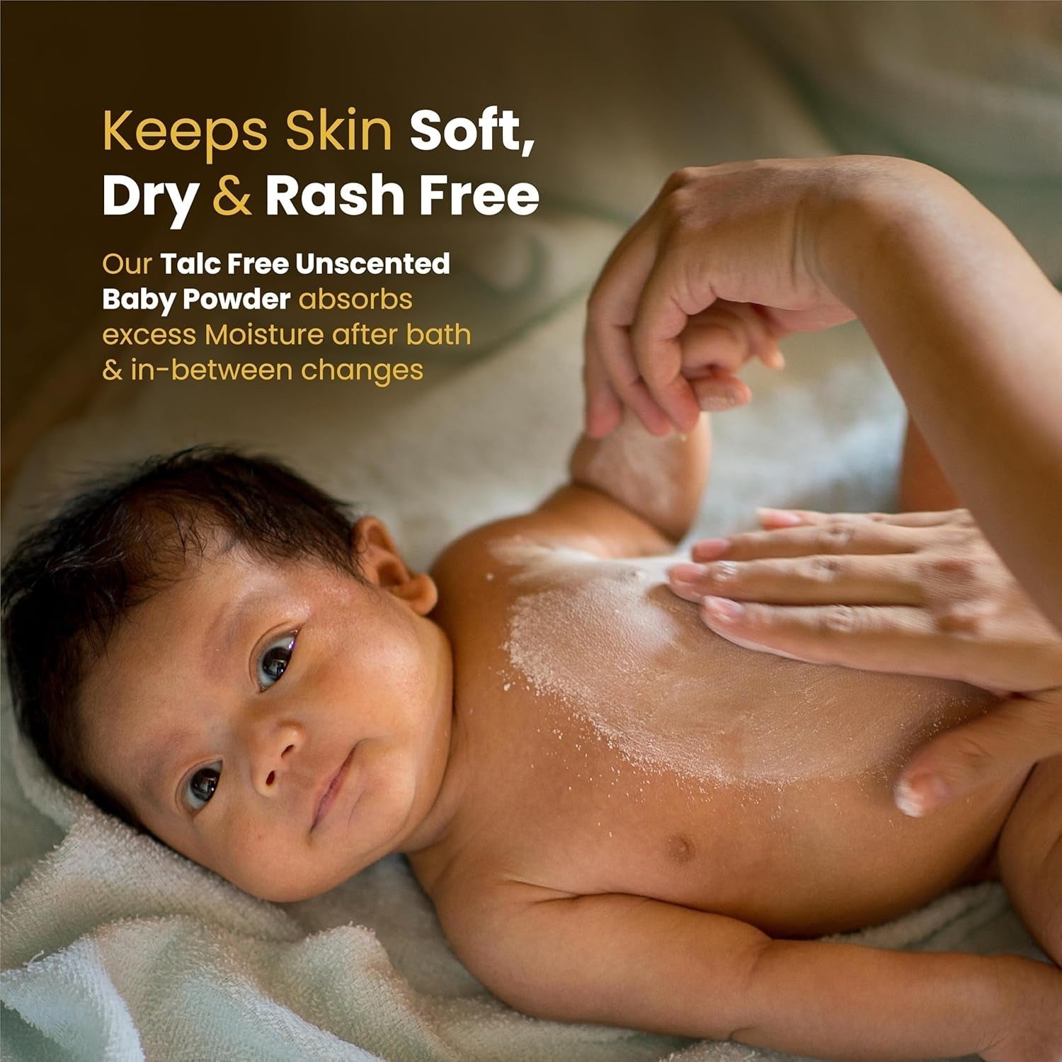 Mother Sparsh Simply Unscented All Natural Baby Powder - 200 gms