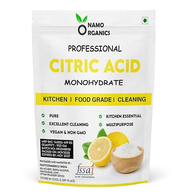 Namo Organics Citric Acid - 900 gms