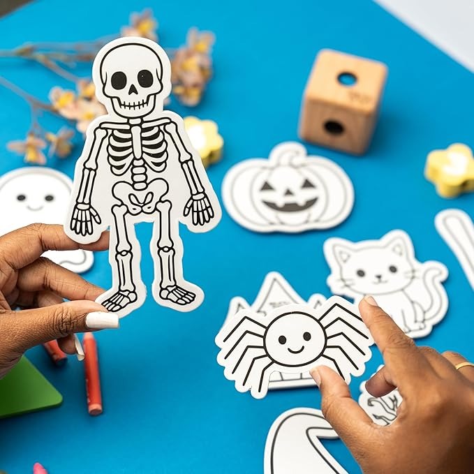 Nesta Toys Diy Haunted House Magnets  Art & Craft Activity for Girls & Boys Art Kits & Supplies DIY Creative Activity Gifts for Kids Ages 6, 7, 8, 9, 10, 11, 12 Years