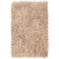 Saral Home Cotton Shaggy Anti-Skid Rectangular Solid Bath Mat