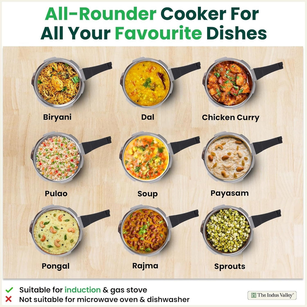 The Indus Valley Pressure Cooker Combo 2L + 3L