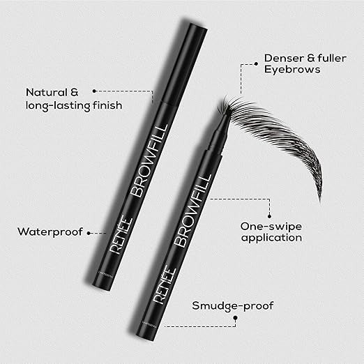 Renee Browfill Eyebrow Pen Black - 1 ml