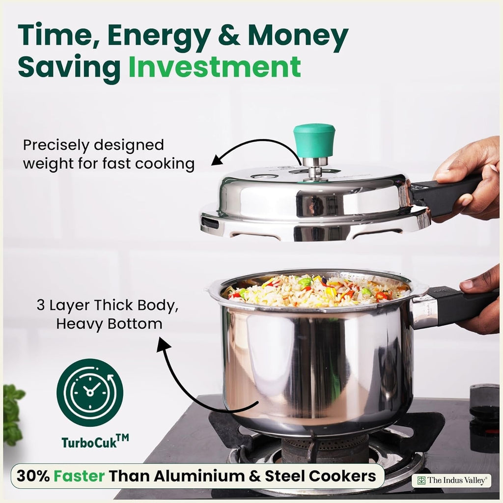 The Indus Valley Pressure Cooker Combo 2L + 3L