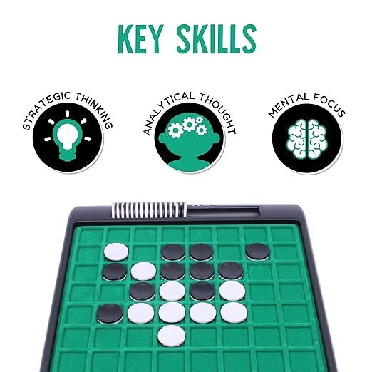 Funskool Games Travel Othello Strategy Game Kids Adults & Family