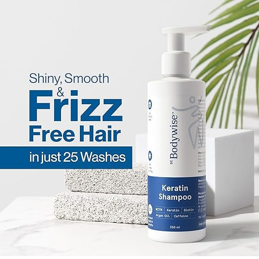 BeBodywise Keratin Hair Fall Control Shampoo - 250 ml