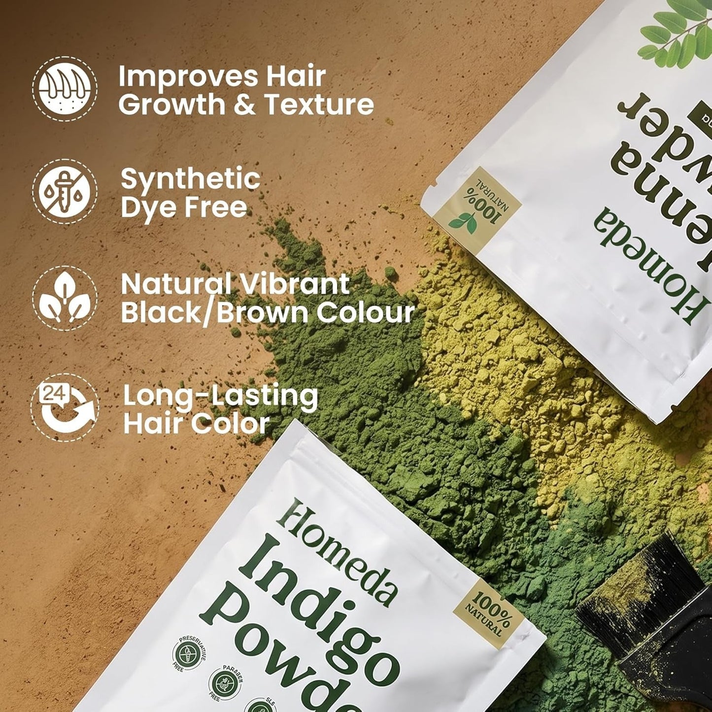 Shudh Online Indigo & Henna Powder Combo