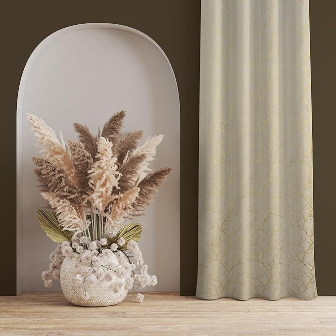 Homefab India Velvet Curtain Room Darkening Long Door 9 feet