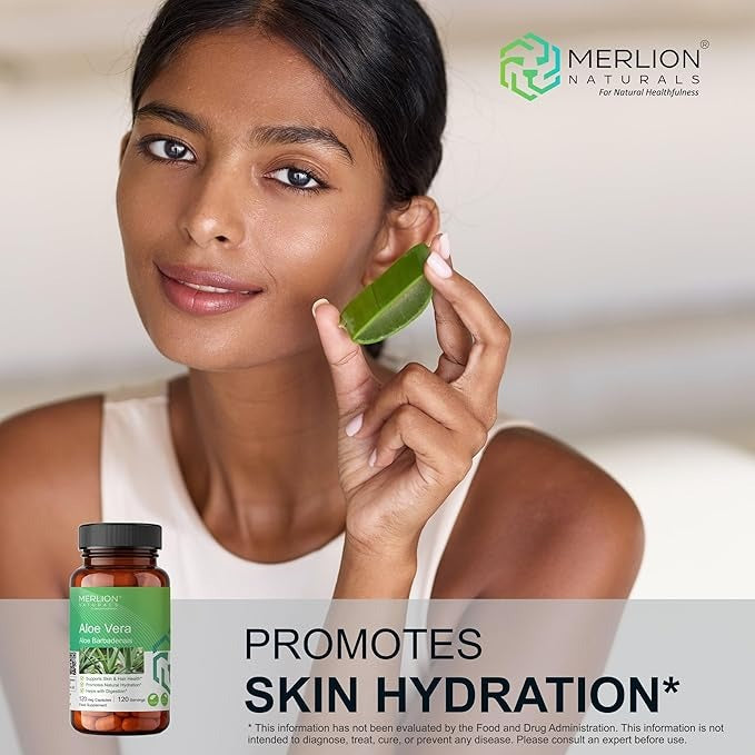 Merlion Naturals Aloe Vera Extract Tablets 100mg - 120 tabs