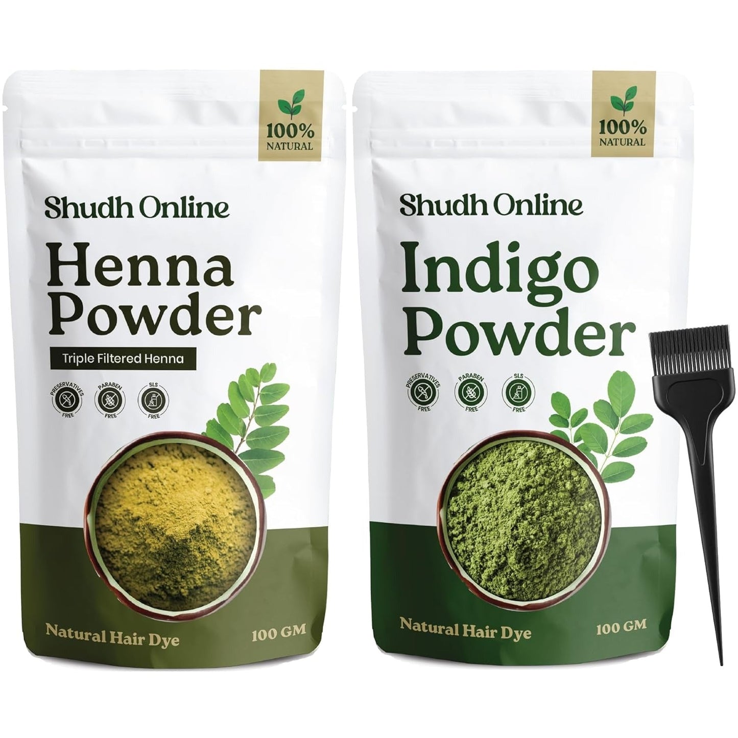 Shudh Online Indigo & Henna Powder Combo