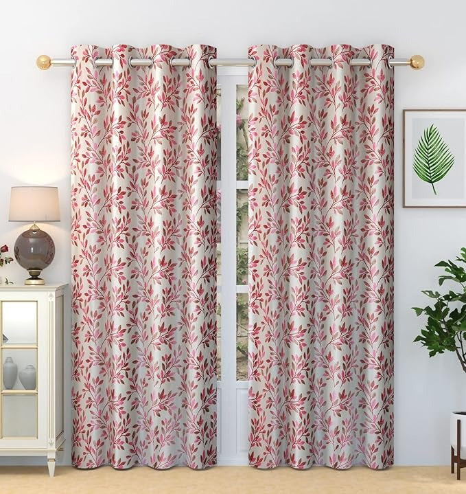 Homefab India 1 Piece Polyester Eyelet Door Curtain - 7 feet