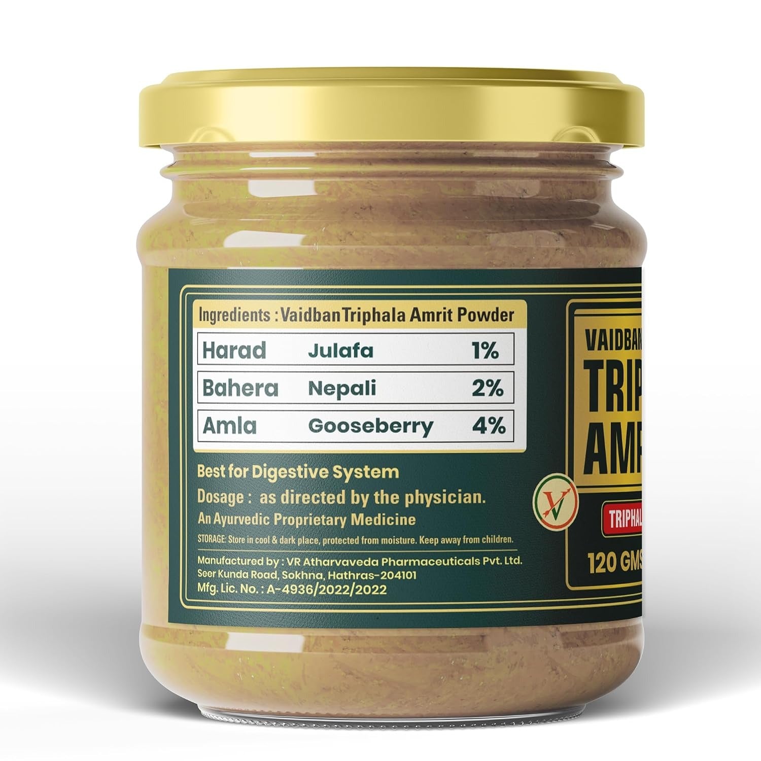Vaidban Triphala Fine Powder - Churna