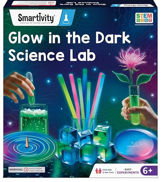 Smartivity Glow Magic Science Experiment Kit for Kids Birthday Gifts for Boys & Girls
