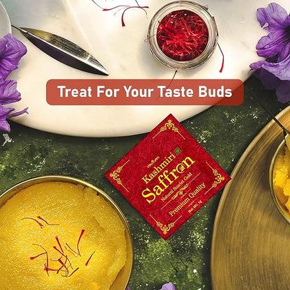 Vedapure Naturals Kashmiri Saffron Grade A++ Saffron/Kesar - 1 gms