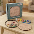 Hobby India Diy Floral Pine-wood Nature Kits for Art & Crafts Painting Kit for Adults | Hanging Decorations