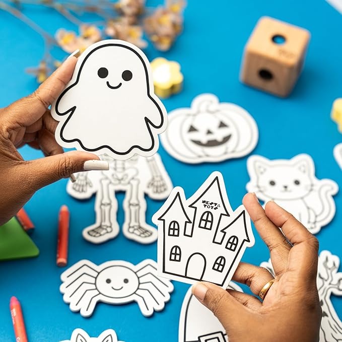 Nesta Toys Diy Haunted House Magnets  Art & Craft Activity for Girls & Boys Art Kits & Supplies DIY Creative Activity Gifts for Kids Ages 6, 7, 8, 9, 10, 11, 12 Years