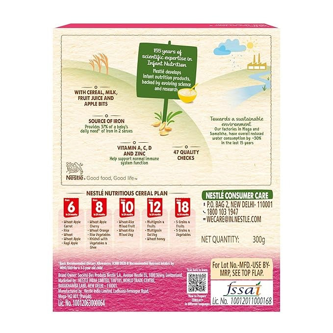 Nestle Cerelac Baby Cereal with Milk, Multigrain & Fruits 12 to 24 Months Baby