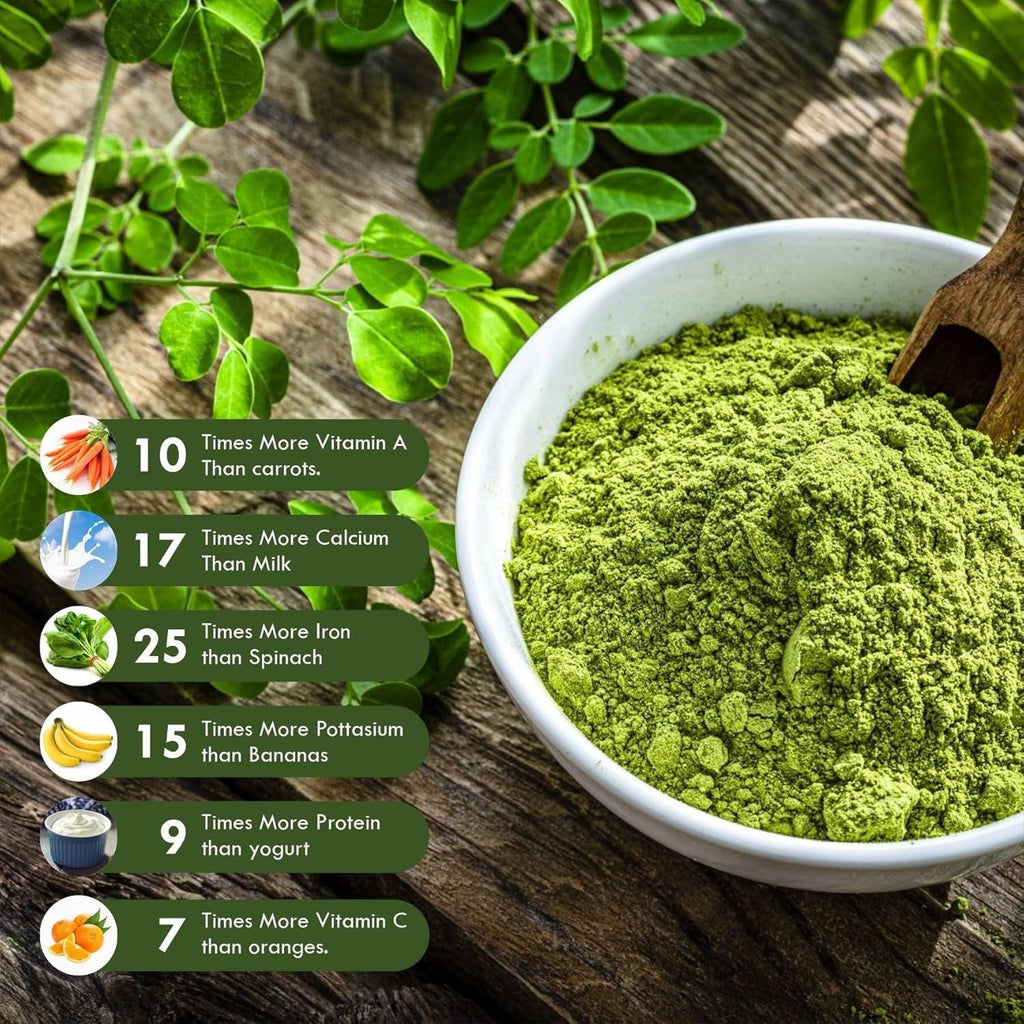 Herb Essential Moringa Powder - 100 gms