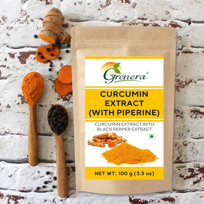 Grenera Curcumin Extract with Piperine - 100 gms