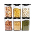 Milton Square Containers Kitchen Storage Set of 6