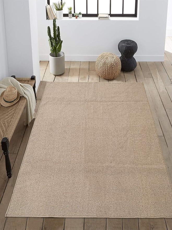 Saral Home Easy Living Saral Home Solid Polypropylene Anti Skid Rectangular Carpet