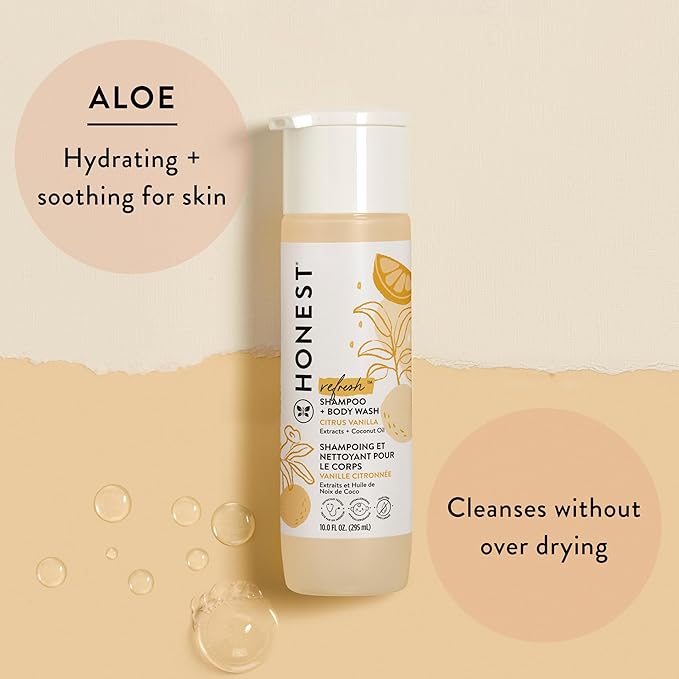 The Honest Company Shampoo & Body Wash Sweet Orange Vanilla - 295 ml