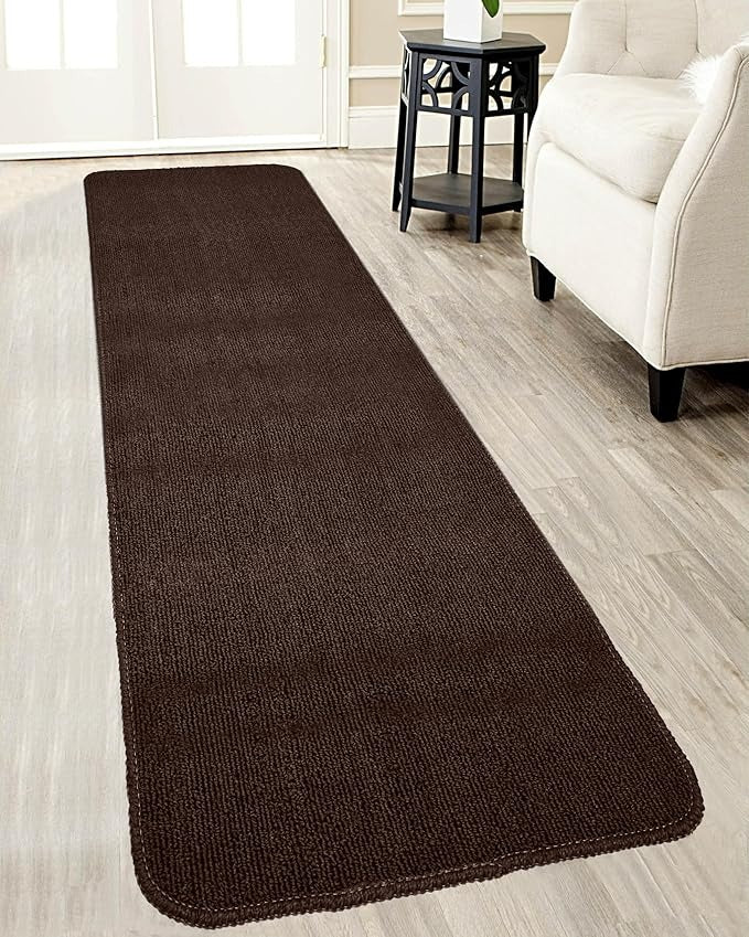 Saral Home Solid Soft PP Yarn Durable & Washable Multipurpose Runner Anti Skid Backing