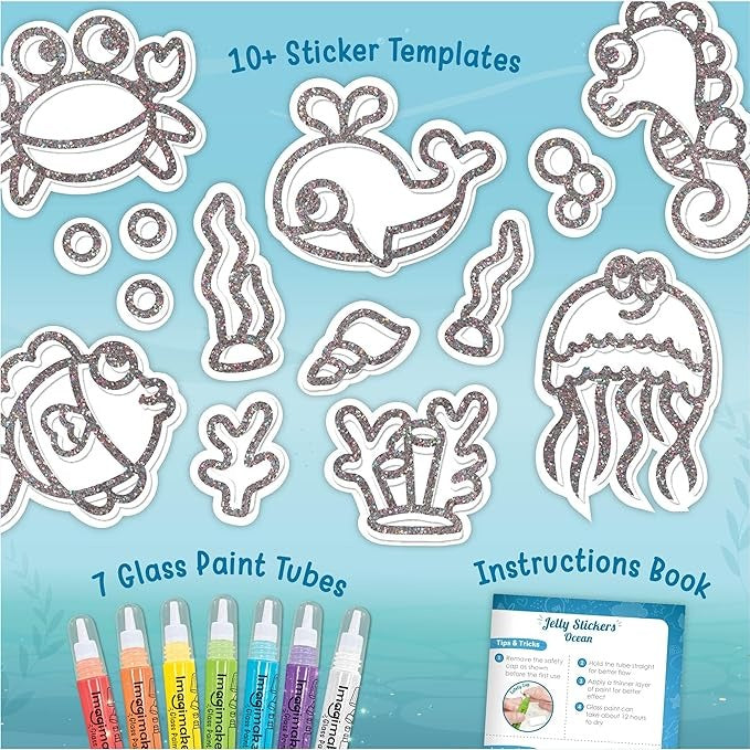 Imagimake Diy Jelly Stickers 3D Gel Stickers Age 3+