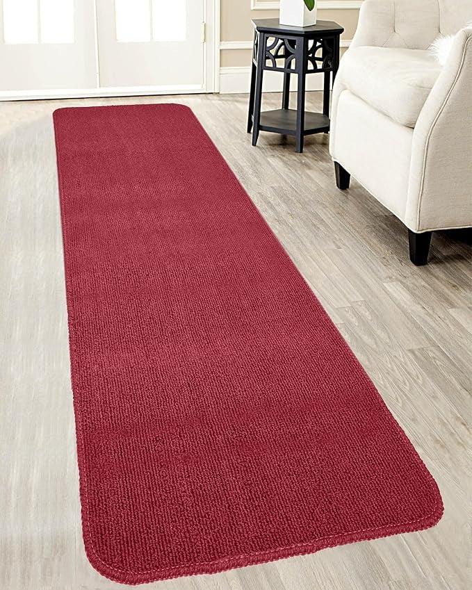 Saral Home Solid Soft PP Yarn Durable & Washable Multipurpose Runner Anti Skid Backing