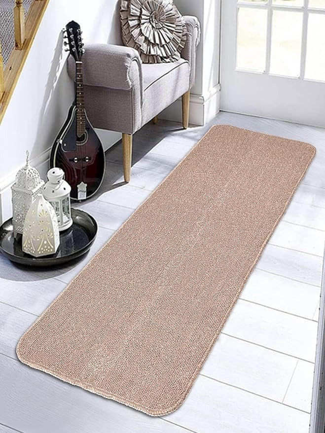 Saral Home Solid Soft PP Yarn Durable & Washable Multipurpose Runner