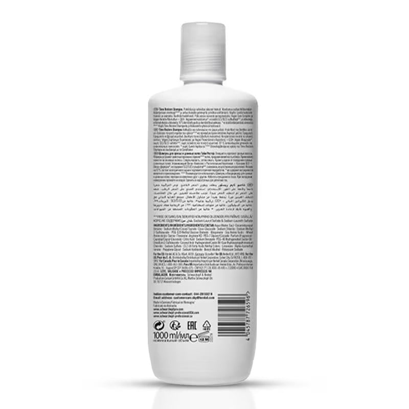 Schwarzkopf Professional Bc Time Restore Shampoo with Q10+ For Mature Hair - 1000 ml