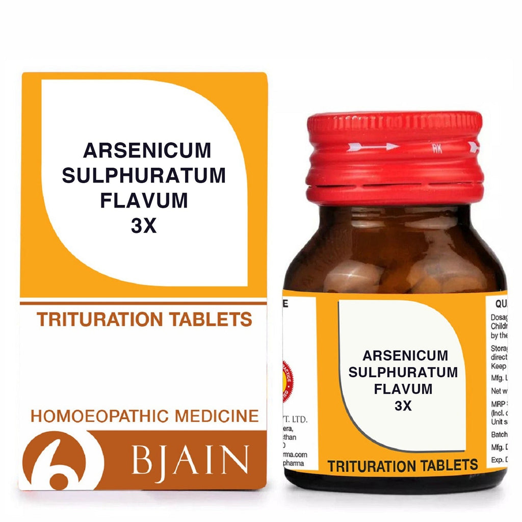 Bjain Homeopathy Arsenicum Sulphuratum Flavum Trituration Tablets