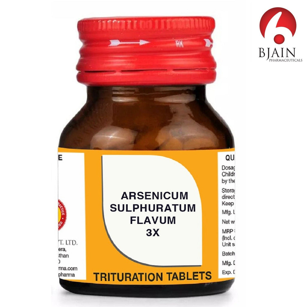 Bjain Homeopathy Arsenicum Sulphuratum Flavum Trituration Tablets